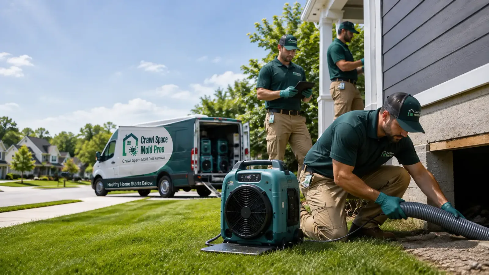 Crawl Space Mold Removal in Edwards, NY